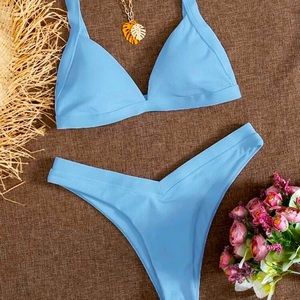 New! SHEIN powder blue bikini